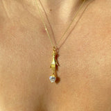 925 Silver | Hand Necklace with Heart Charm