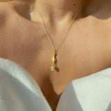 925 Silver | Hand Necklace with Heart Charm