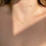 925 Silver | Minimal 3D Letter Necklace