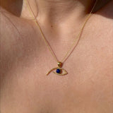 925 Silver | Moonstone Eye Necklace