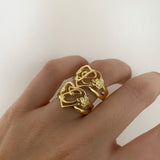 925 Silver | Personalized Letter Ring with Heart