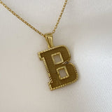 925 Silver | Vintage Custom Letter Necklace