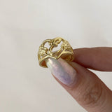 925 Silver | Personalized Letter Ring with Heart