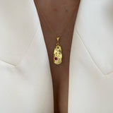 925 Silver | Colorful Stone Antique Necklace