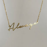 925 Silver | Custom Handwriting Necklace
