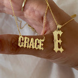 925 Silver | Vintage Custom Engraved Necklace