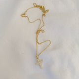 925 Silver | Cross Necklace CZ