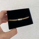 925 Silver | Custom Bracelet with Thick Chain