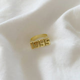 925 Silver | Custom Number Ring