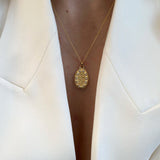 925 Silver | Pearl Snake Medallion Necklace