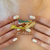 925 Silver | Colorful Enamel Custom Necklace