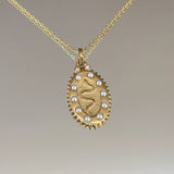 925 Silver | Pearl Snake Medallion Necklace