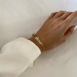 925 Silver | Custom Bracelet with Boyfriend Chain