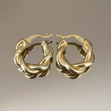 925 Silver | Vintage Twisted Earrings