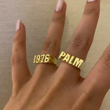 925 Silver | Custom Number Ring