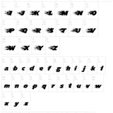 925 Silver | Custom Flame Letter/Number Necklace