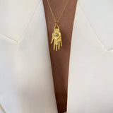 925 Silver | Pearl Hand Necklace