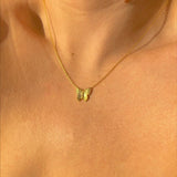 925 Silver | Butterfly Necklace with Stone Detailing