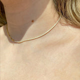 925 Silver | Half-Chain Tennis Choker