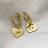 925 Silver | Custom Heart Earrings
