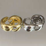 925 Silver | Domed Basic Hoop Earrings