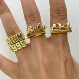 925 Silver | Personalized Name Ring