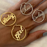 925 Silver | Custom Hoop Earrings