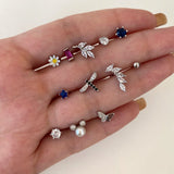 925 Silver | Silver Tragus-Compatible Piercings