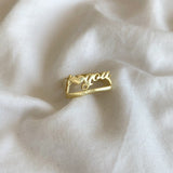 925 Silver | Personalized Name Ring