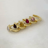 925 Silver | Colorful Heart Cartilage-Compatible Earring