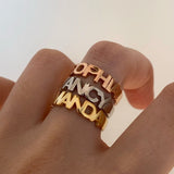 925 Silver | Custom Name Ring