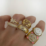 925 Silver | Minimal Butterfly Ring with Stones