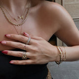 925 Silver | Custom 3D Name Necklace with Stones