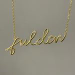 925 Silver custom 3D name necklace with embedded stones – personalized jewelry gift for her