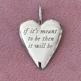 Personalized Puffy Heart Necklace – Custom Engraved Pendant