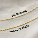 14K Gold | Unisex Custom Photo Engraved Necklace