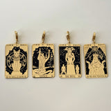 925 Silver | Tarot Card Pendant Necklace