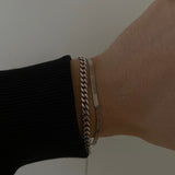 925 Silver | Unisex Custom Italian Chain Bracelet