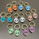 925 Silver | Colorful Enamel Alien Earrings