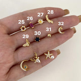 925 Silver | Gold Tragus-Compatible Piercings