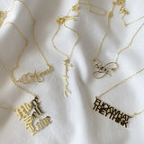 925 Silver | Custom  Necklace in Special Font 2