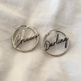 925 Silver | Custom Hoop Earrings