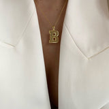 925 Silver | Vintage Custom Letter Necklace