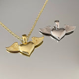 925 Silver | Winged Heart Necklace