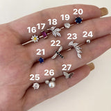 925 Silver | Silver Tragus-Compatible Piercings