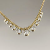 925 Silver | Round Stone Choker