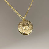 925 Silver | "The Sun" Medallion Necklace