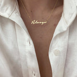 925 Silver | Custom Handwriting Necklace