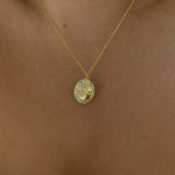 925 Silver | "The Moon" Medallion Necklace