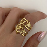 925 Silver | Personalized Letter Ring with Heart